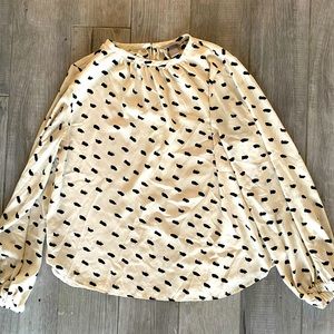 H&M polka dot blouse